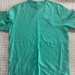Two Vineyard Vines Men's Short Sleeve Tee - Teal/Aqua